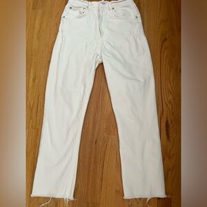 Agolde white jeans